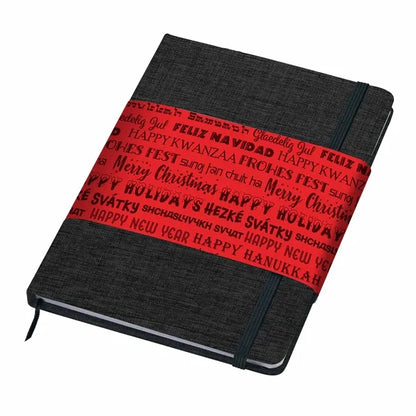 Full Color RPET Heathered Journal with pen loop