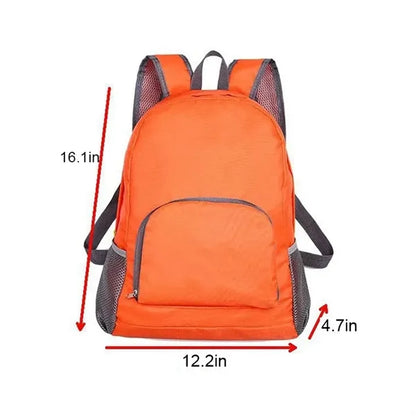Large Capacity Nylon Fabric Multifunctional Folding Backpack