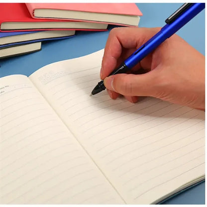 A6 Custom Portable Leather Notebook Gift Set w/Sign Pen