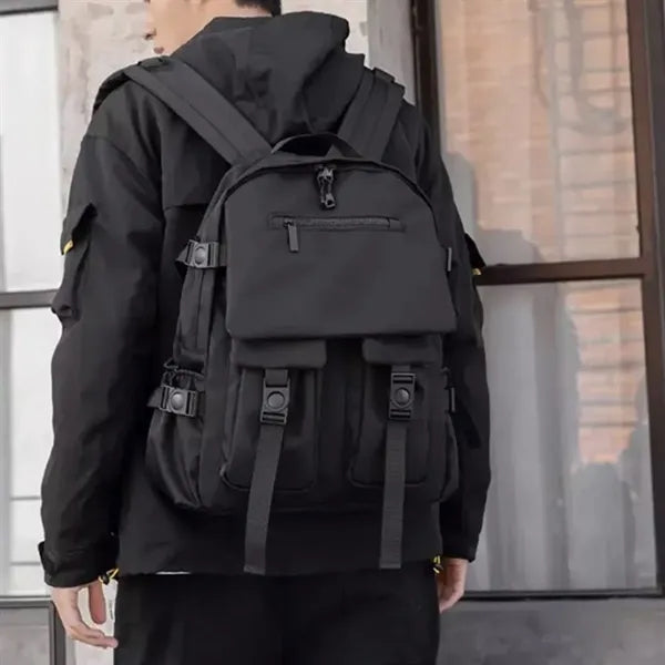 Multi-Pocket Wear-Resistant Three-Dimensional Backpack