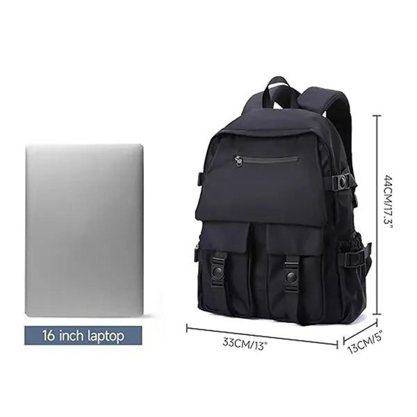 Multi-Pocket Wear-Resistant Three-Dimensional Backpack