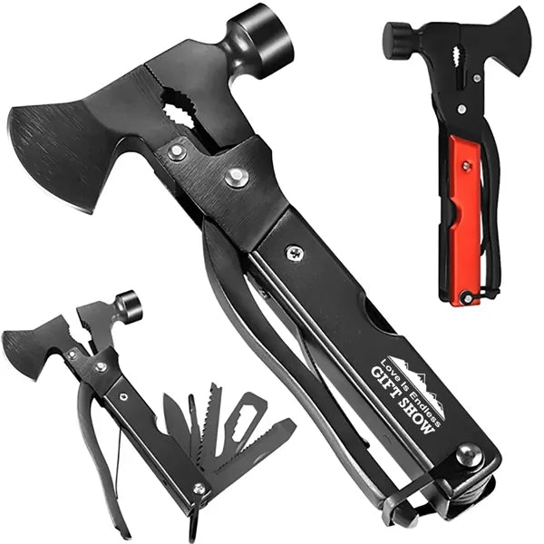 Customized 14 in 1 Multitool Axe Hatchet Camping Gear Tool