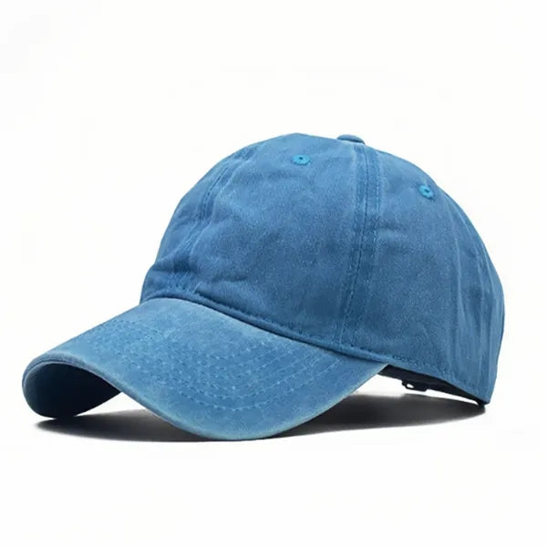 Washed Distressed  Embroidered Baseball Cap Vintage Dad Hat