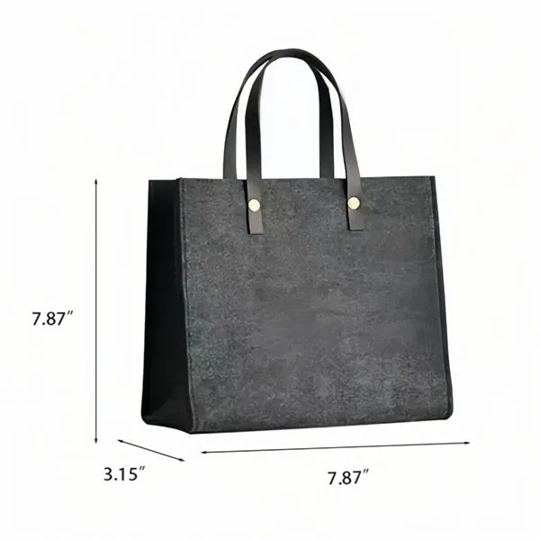 Stylish Felt Tote Bag for Office Commutes