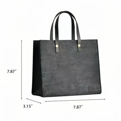 Stylish Felt Tote Bag for Office Commutes