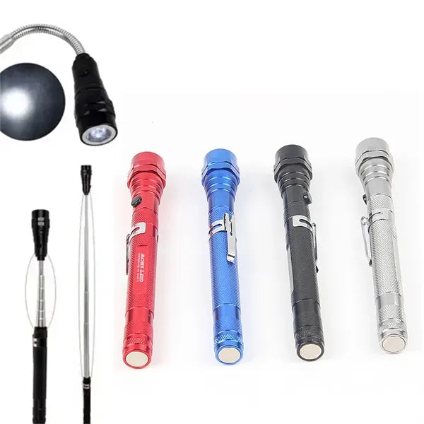 Magnetic 3 LED Flash Light