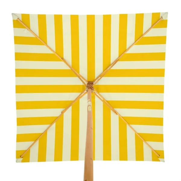 8' Square Wood Market Umbrella Double-Sided Dye Sub Kit