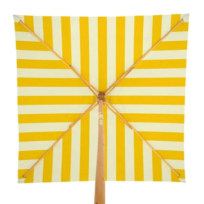 8' Square Wood Market Umbrella Double-Sided Dye Sub Kit