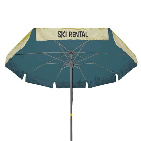 9' Market Umbrella Double-Sided Dye Sub Kit with Valance