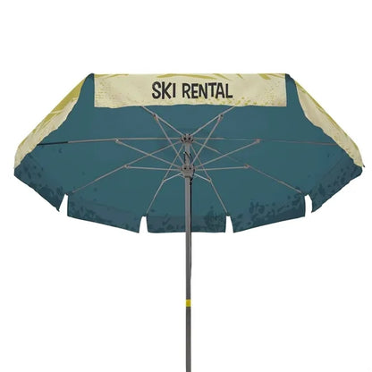 9' Market Umbrella Double-Sided Dye Sub Kit with Valance