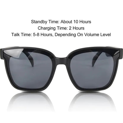 Smart Bluetooth Touch Controls UV400 Audio Sunglasses