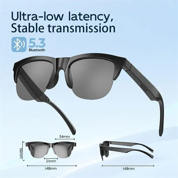 Rechargeable Bluetooth Touch Controls Smart Audio Sunglasses