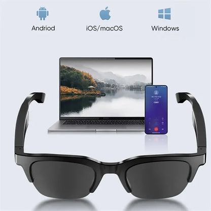 Rechargeable Bluetooth Touch Controls Smart Audio Sunglasses