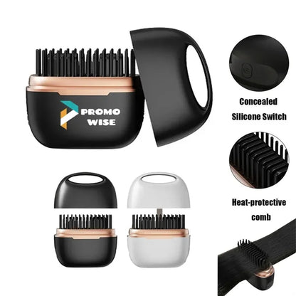 Fast Heating Mini Hair Straightener Comb with 3-Temp Setting