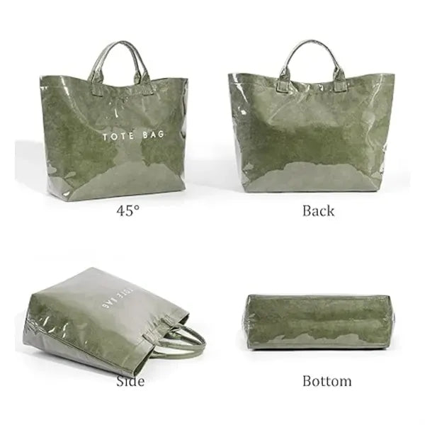 Large PVC Tote Bag Plastic Handbag