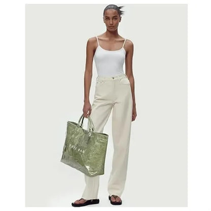 Large PVC Tote Bag Plastic Handbag