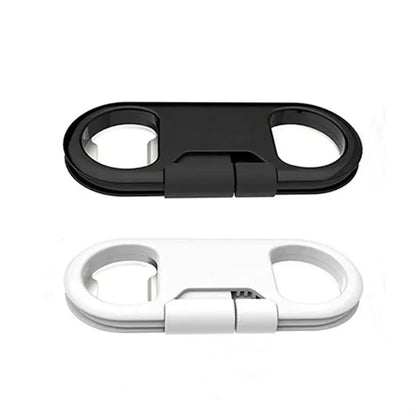3-in-1 Bottle Opener Keychain with Cellphone Charging Cable