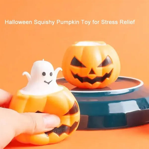 Halloween Squishy Pumpkin Toy for Stress Relief