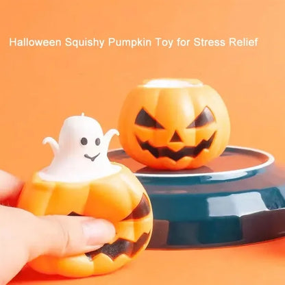 Halloween Squishy Pumpkin Toy for Stress Relief