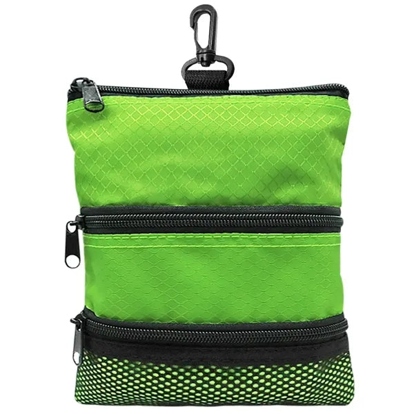 Lightweight Portable Hanging Carabiner Golf Accessory Pouch