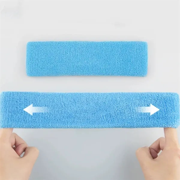Custom Sweat-Wicking Sports Headband for Running and Yoga