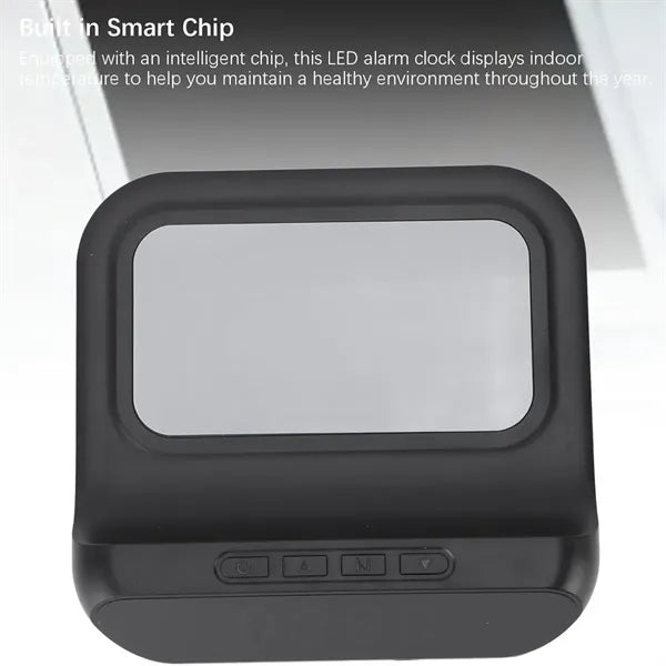 Smart Digital Alarm Clock with Fast Wireless Charging