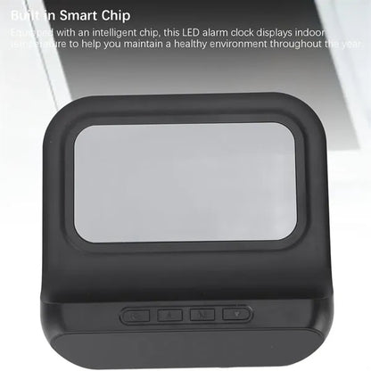 Smart Digital Alarm Clock with Fast Wireless Charging