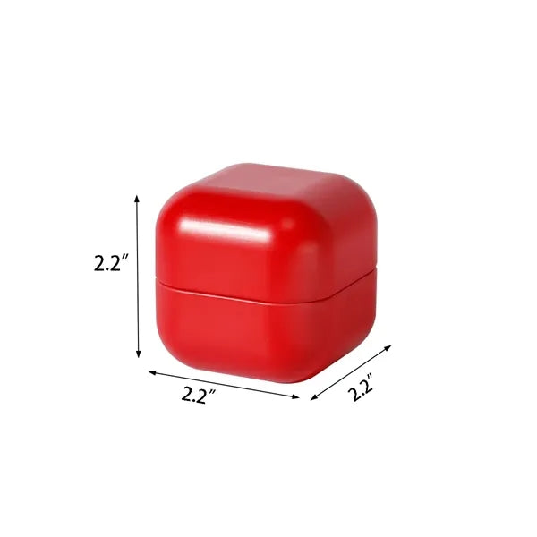 Classic Small Multicolor Tinplate Square Container