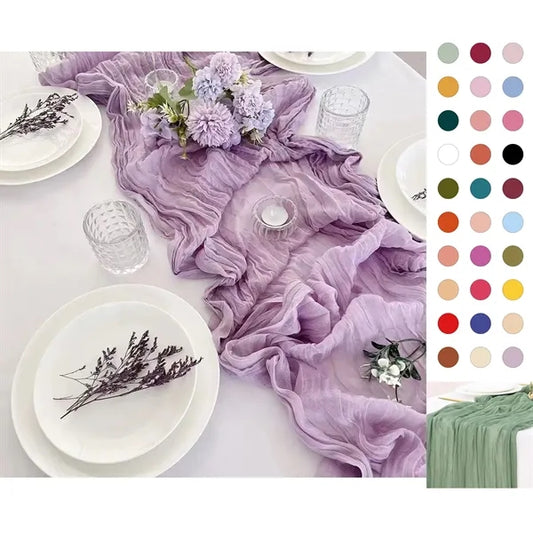Cheesecloth Table Runner