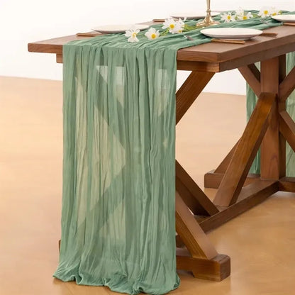 Cheesecloth Table Runner