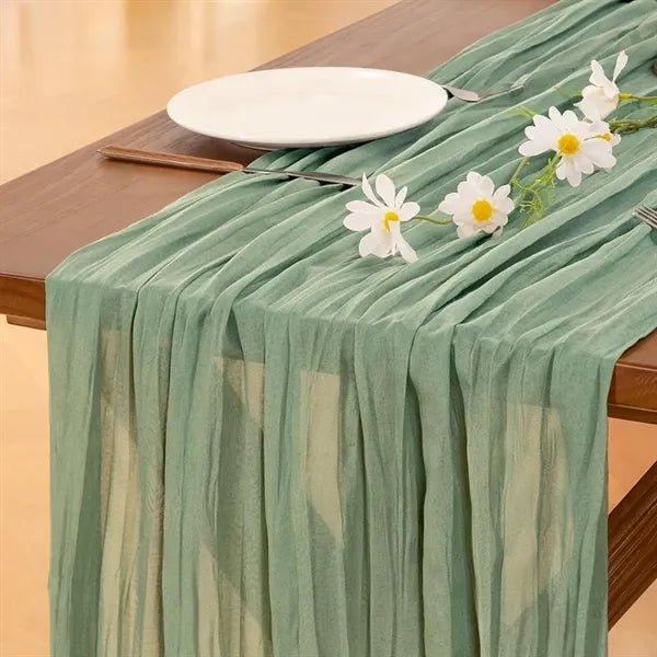 Cheesecloth Table Runner