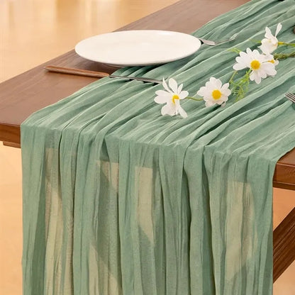 Cheesecloth Table Runner
