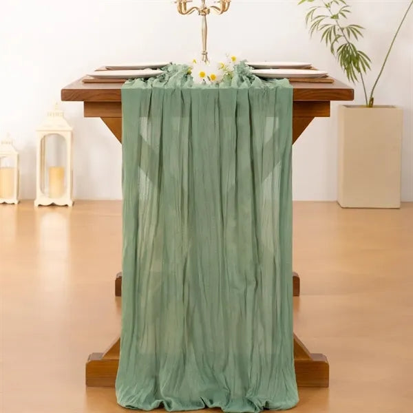 Cheesecloth Table Runner