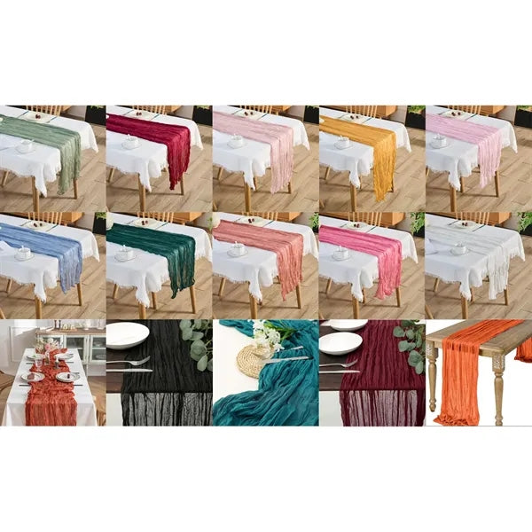 Cheesecloth Table Runner