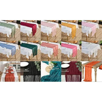 Cheesecloth Table Runner