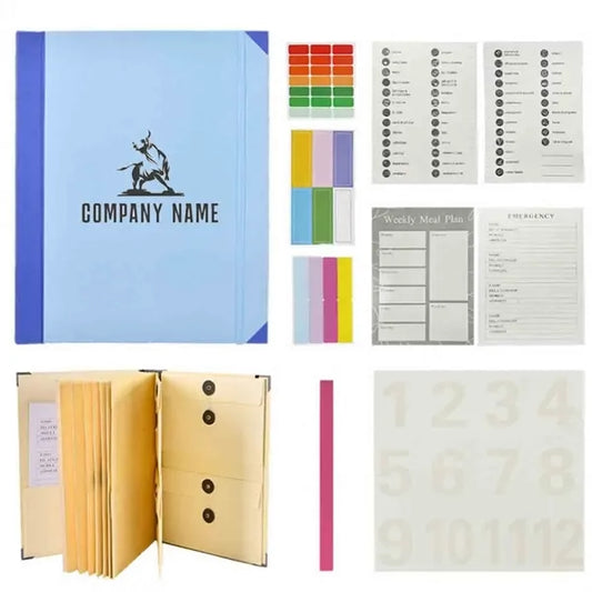 Document Organizer Folder with Labels