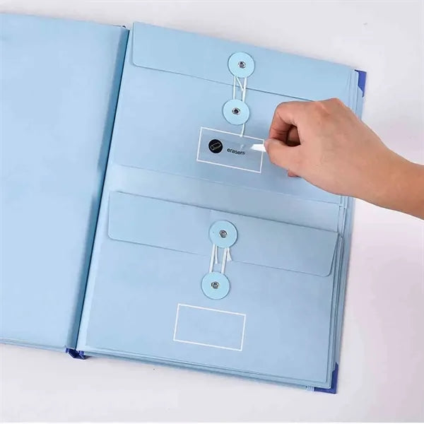 Document Organizer Folder with Labels