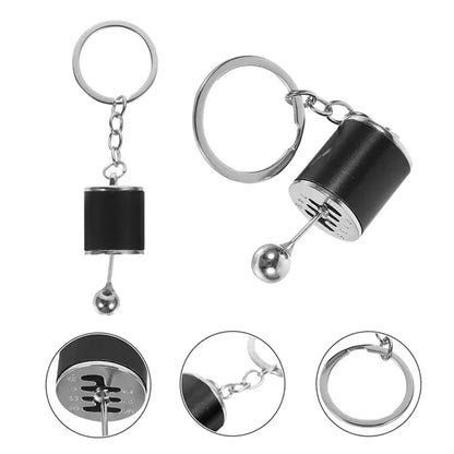 Durable Metal Car Manual Gear Lever Transmission Keychain