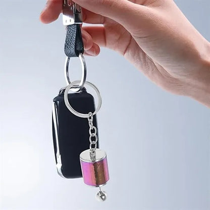 Durable Metal Car Manual Gear Lever Transmission Keychain