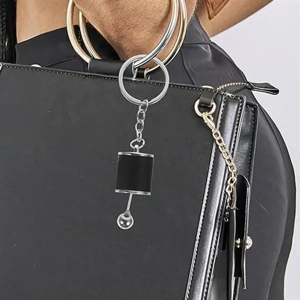 Durable Metal Car Manual Gear Lever Transmission Keychain