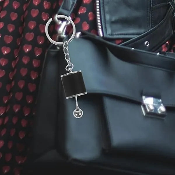 Durable Metal Car Manual Gear Lever Transmission Keychain