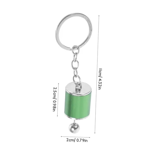 Durable Metal Car Manual Gear Lever Transmission Keychain