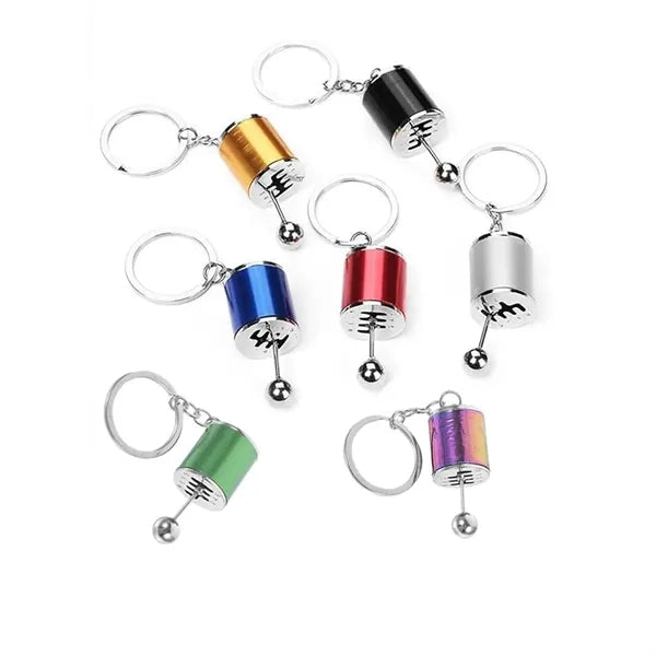 Durable Metal Car Manual Gear Lever Transmission Keychain