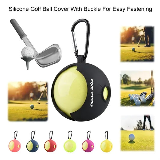 Silicone Golf Ball Cover With Buckle For Easy Fastening