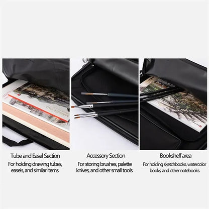 A3 Multi-Function Waterproof Drawing Board Bag Backpack