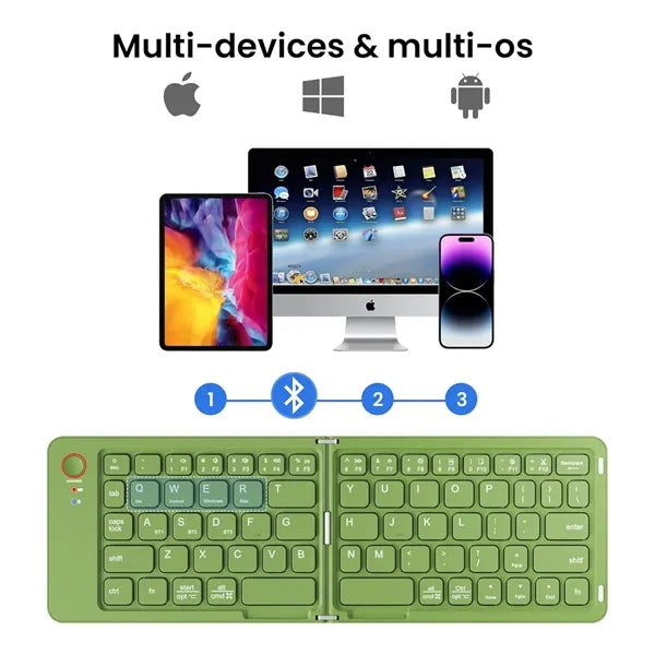 Foldable Wireless Bluetooth Keyboard
