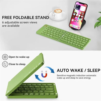 Foldable Wireless Bluetooth Keyboard