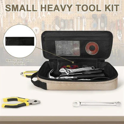 Multifunctional Small Tool Organizer With Zipper Handle