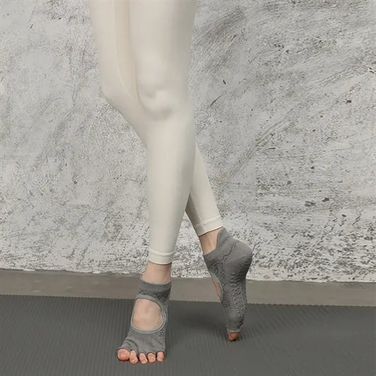 2025 Non-slip Pilates  Women's Cotton Five-toe Socks