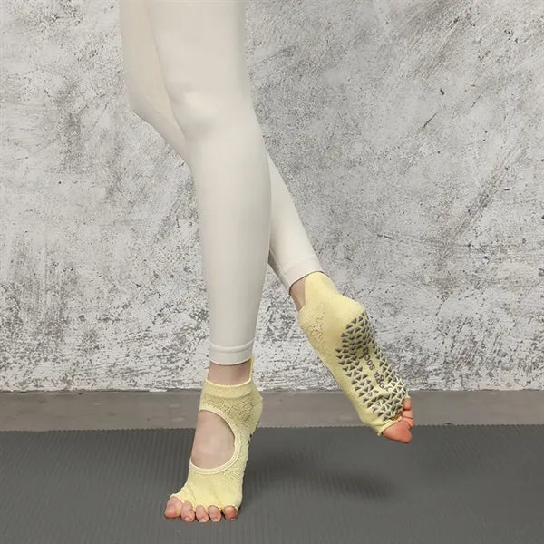 2025 Non-slip Pilates  Women's Cotton Five-toe Socks
